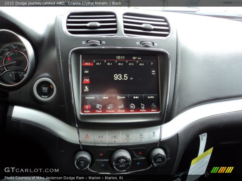 Granite Crystal Metallic / Black 2015 Dodge Journey Limited AWD