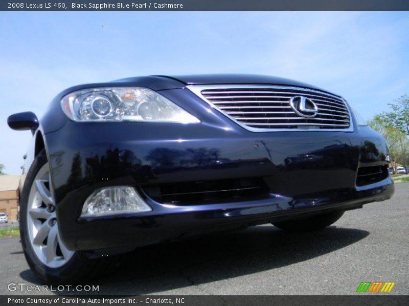 Black Sapphire Blue Pearl / Cashmere 2008 Lexus LS 460