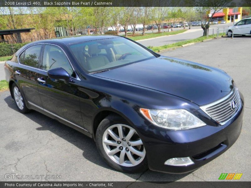 Black Sapphire Blue Pearl / Cashmere 2008 Lexus LS 460