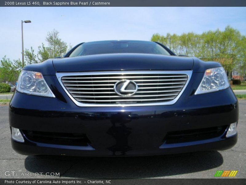 Black Sapphire Blue Pearl / Cashmere 2008 Lexus LS 460