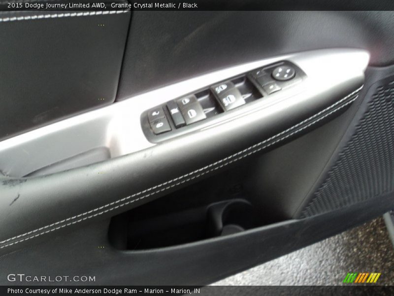 Granite Crystal Metallic / Black 2015 Dodge Journey Limited AWD