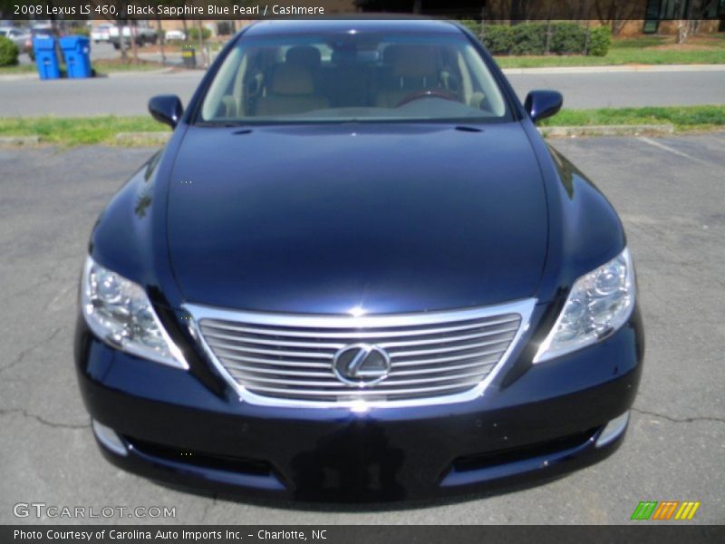 Black Sapphire Blue Pearl / Cashmere 2008 Lexus LS 460