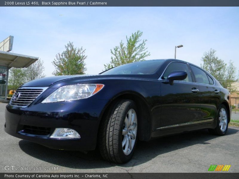 Black Sapphire Blue Pearl / Cashmere 2008 Lexus LS 460