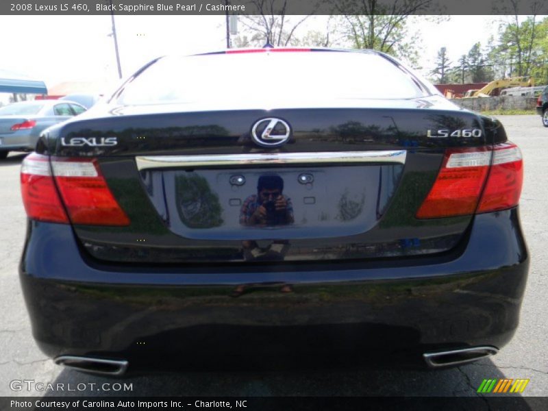Black Sapphire Blue Pearl / Cashmere 2008 Lexus LS 460