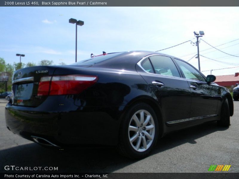 Black Sapphire Blue Pearl / Cashmere 2008 Lexus LS 460