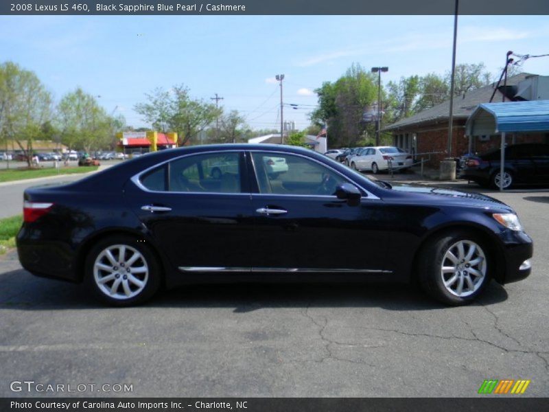 Black Sapphire Blue Pearl / Cashmere 2008 Lexus LS 460