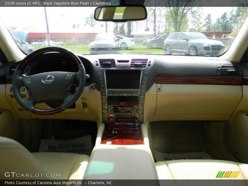 Black Sapphire Blue Pearl / Cashmere 2008 Lexus LS 460