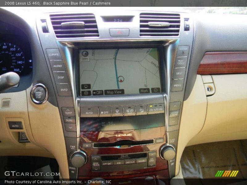 Black Sapphire Blue Pearl / Cashmere 2008 Lexus LS 460