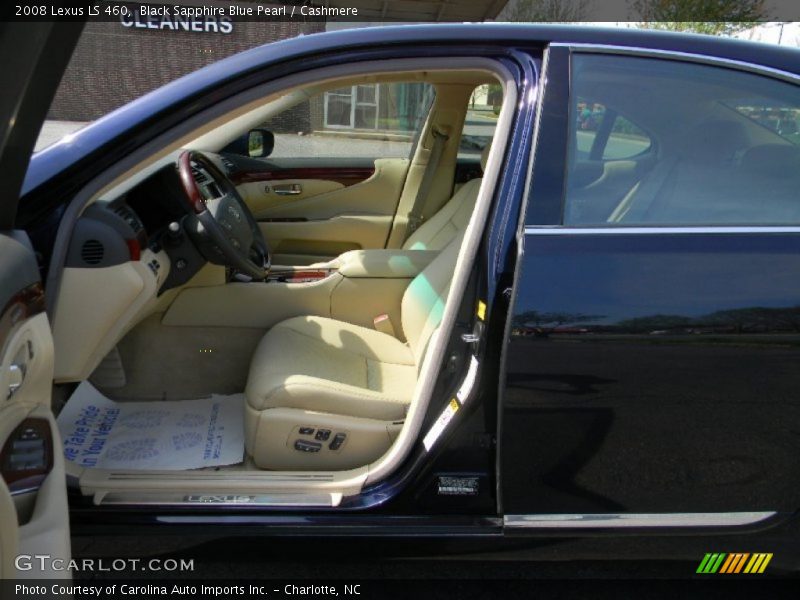 Black Sapphire Blue Pearl / Cashmere 2008 Lexus LS 460
