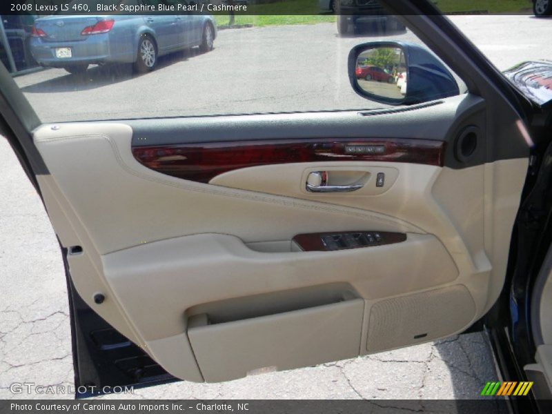 Black Sapphire Blue Pearl / Cashmere 2008 Lexus LS 460