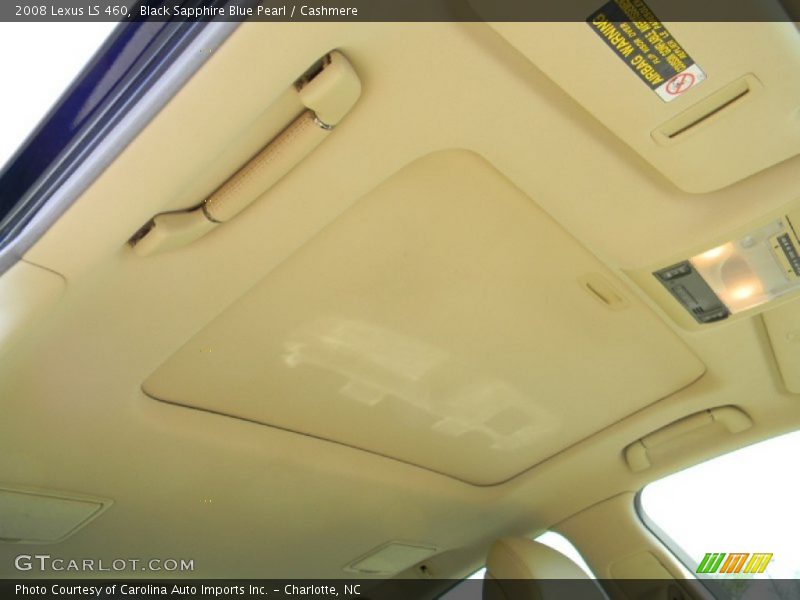 Black Sapphire Blue Pearl / Cashmere 2008 Lexus LS 460