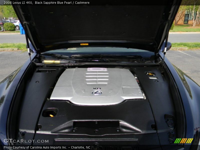 Black Sapphire Blue Pearl / Cashmere 2008 Lexus LS 460