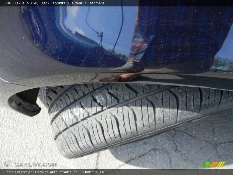 Black Sapphire Blue Pearl / Cashmere 2008 Lexus LS 460