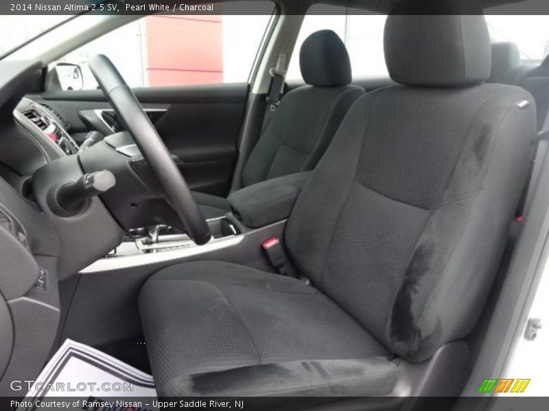 Pearl White / Charcoal 2014 Nissan Altima 2.5 SV