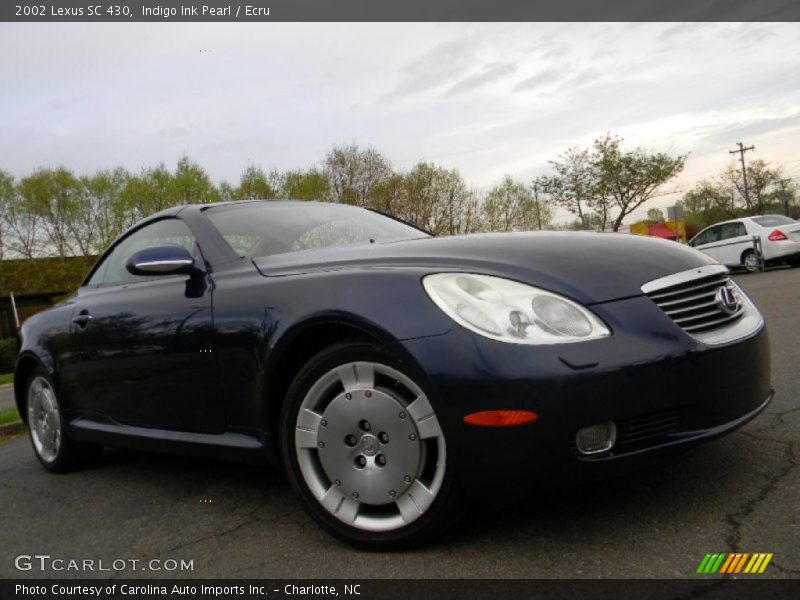 Indigo Ink Pearl / Ecru 2002 Lexus SC 430