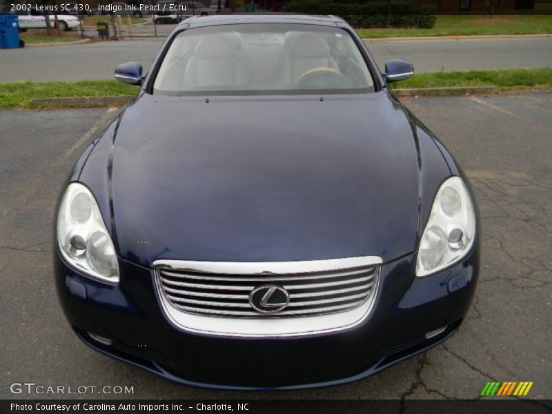 Indigo Ink Pearl / Ecru 2002 Lexus SC 430