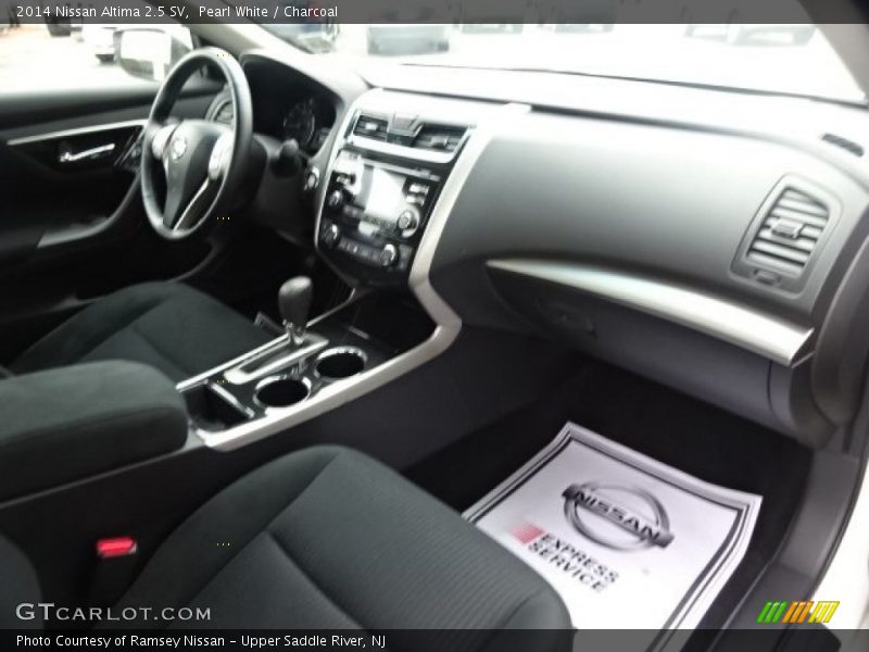 Pearl White / Charcoal 2014 Nissan Altima 2.5 SV
