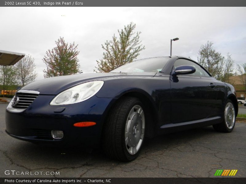 Indigo Ink Pearl / Ecru 2002 Lexus SC 430