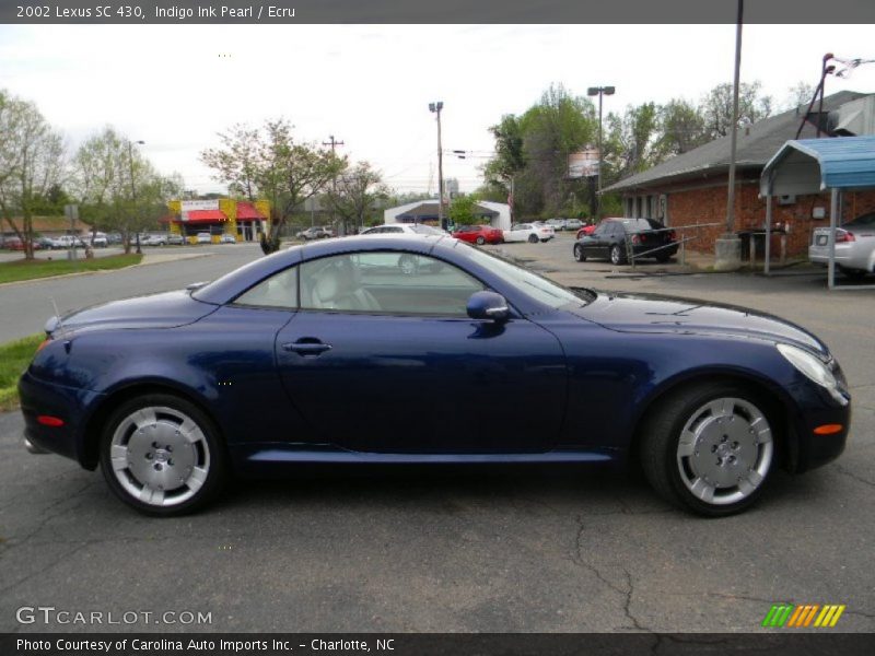 Indigo Ink Pearl / Ecru 2002 Lexus SC 430