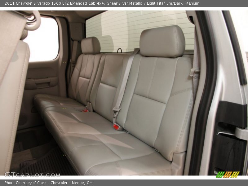 Sheer Silver Metallic / Light Titanium/Dark Titanium 2011 Chevrolet Silverado 1500 LTZ Extended Cab 4x4