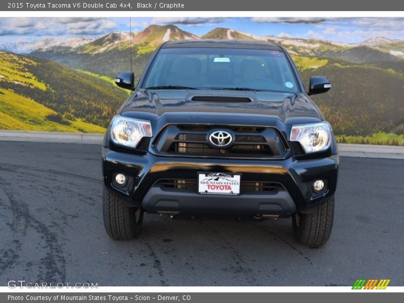 Black / Graphite 2015 Toyota Tacoma V6 Double Cab 4x4