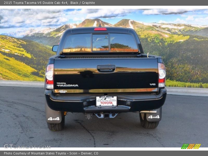 Black / Graphite 2015 Toyota Tacoma V6 Double Cab 4x4