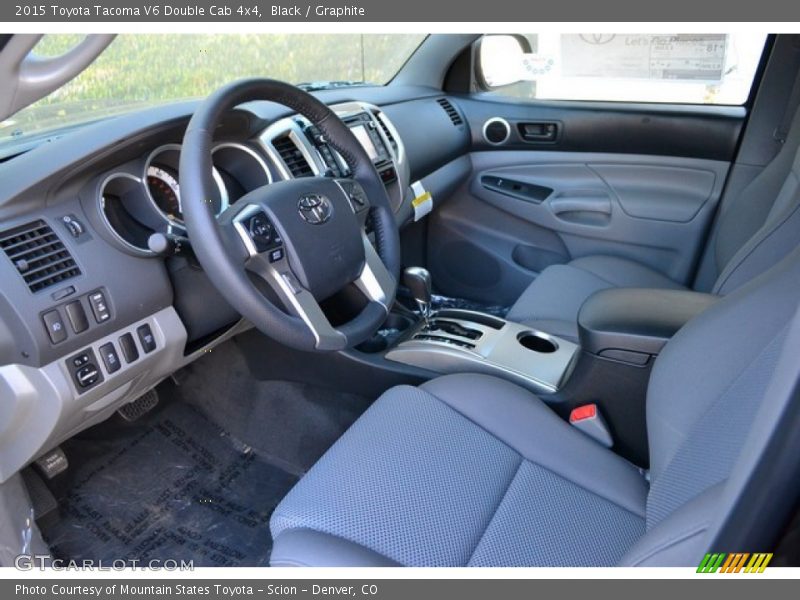 Black / Graphite 2015 Toyota Tacoma V6 Double Cab 4x4