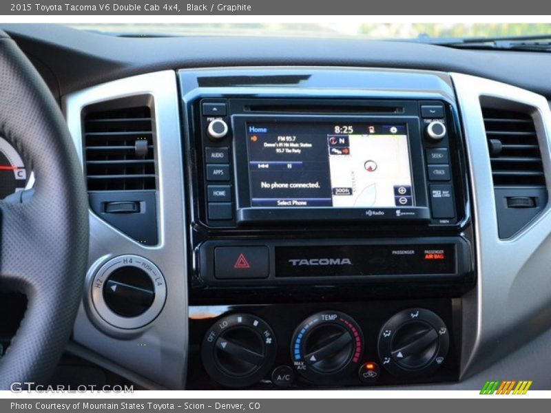 Black / Graphite 2015 Toyota Tacoma V6 Double Cab 4x4