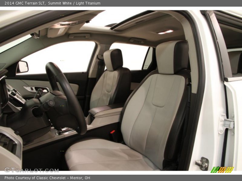 Front Seat of 2014 Terrain SLT