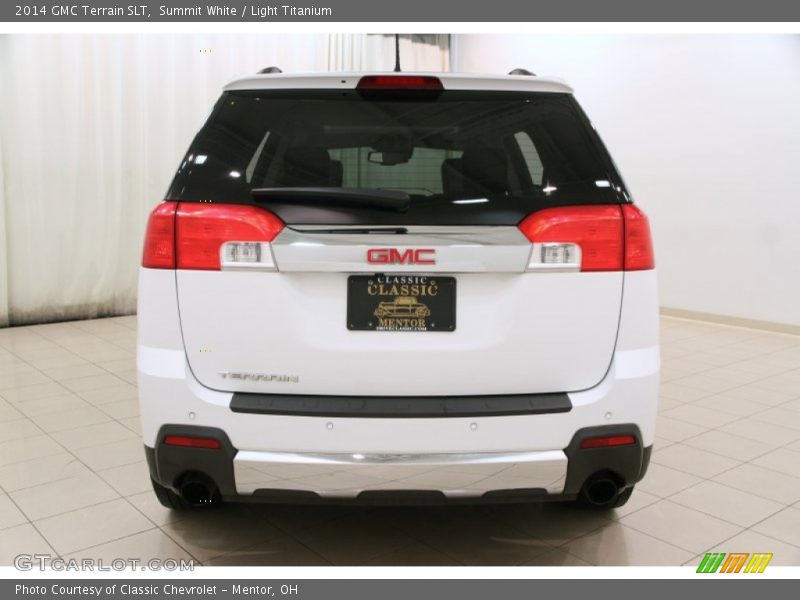 Summit White / Light Titanium 2014 GMC Terrain SLT