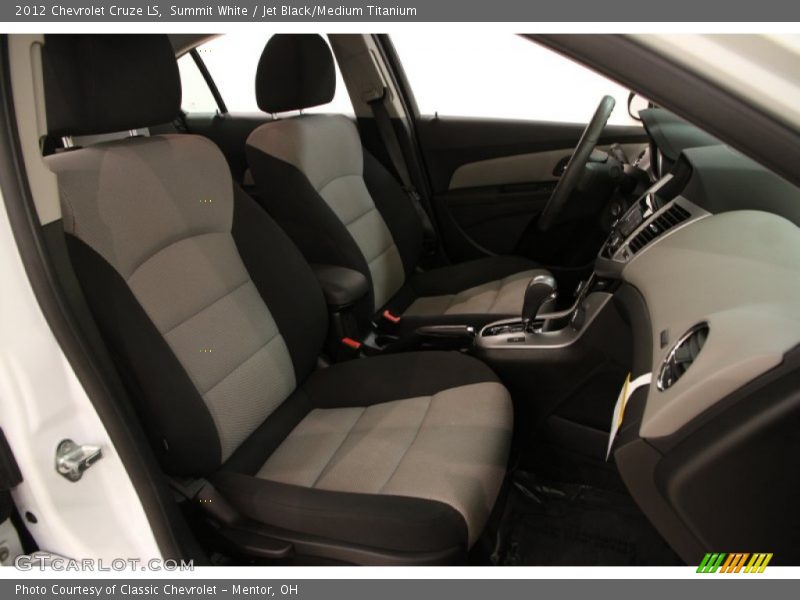 Summit White / Jet Black/Medium Titanium 2012 Chevrolet Cruze LS