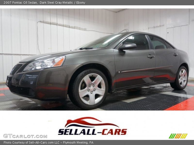 Dark Steel Gray Metallic / Ebony 2007 Pontiac G6 Sedan