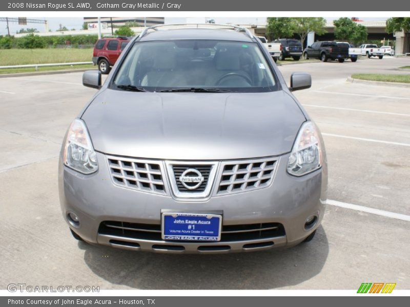 Gotham Gray Metallic / Gray 2008 Nissan Rogue SL AWD