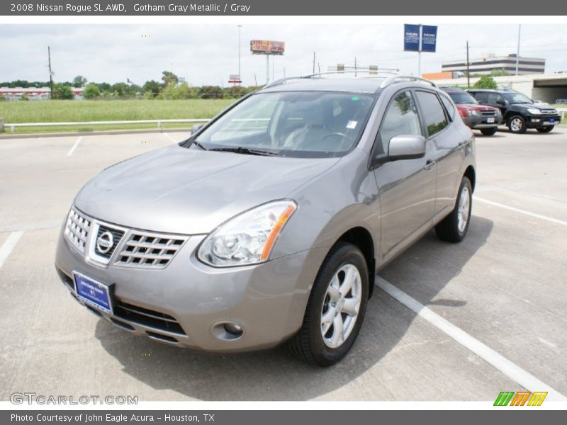 Gotham Gray Metallic / Gray 2008 Nissan Rogue SL AWD