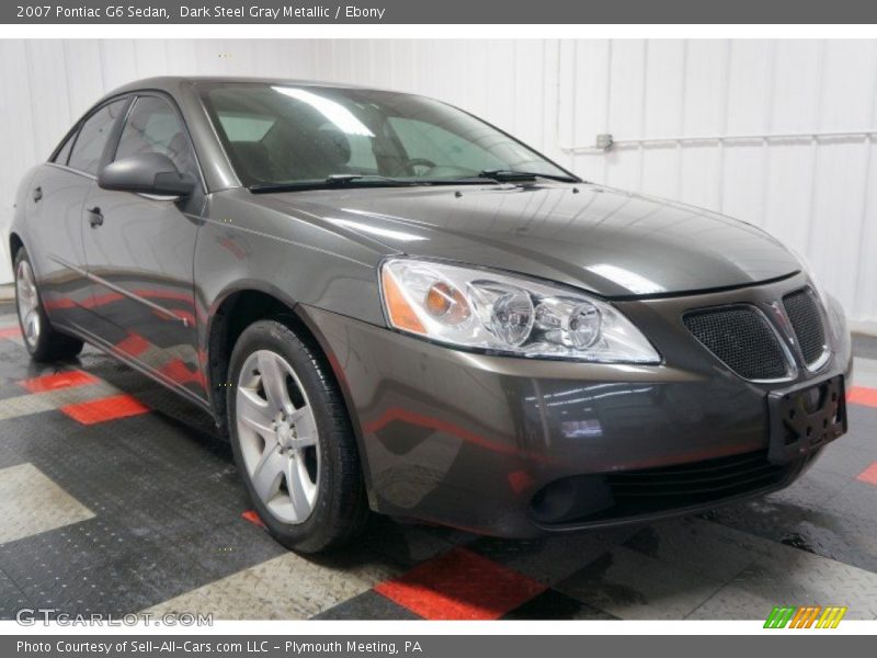 Dark Steel Gray Metallic / Ebony 2007 Pontiac G6 Sedan