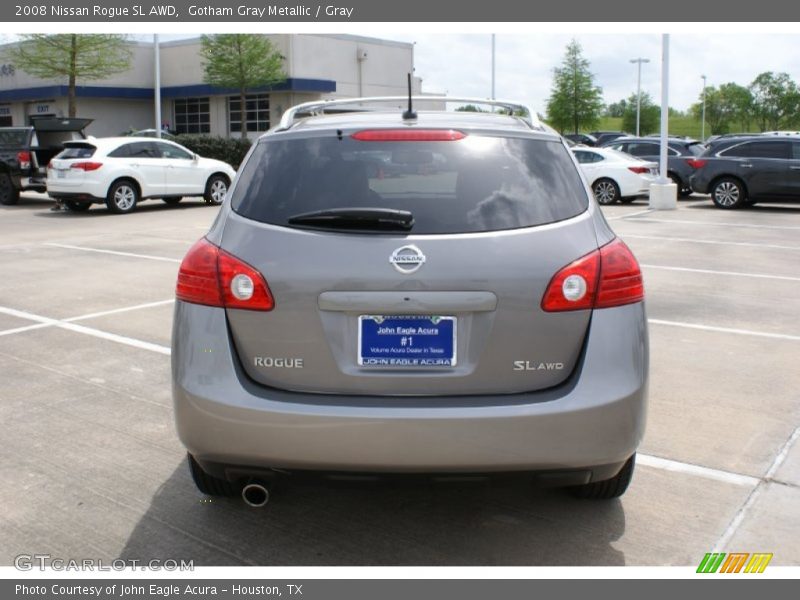 Gotham Gray Metallic / Gray 2008 Nissan Rogue SL AWD