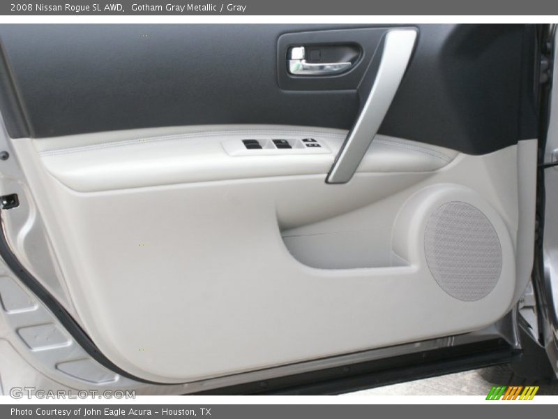 Gotham Gray Metallic / Gray 2008 Nissan Rogue SL AWD
