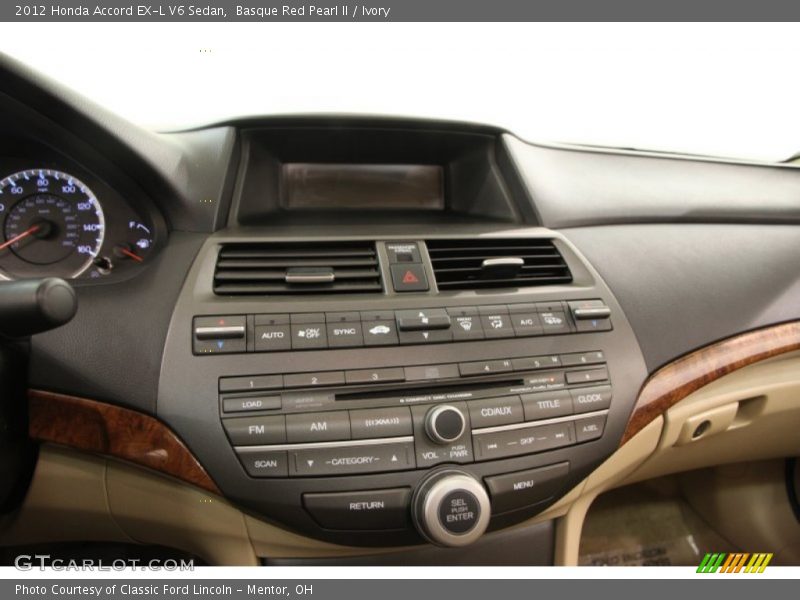 Basque Red Pearl II / Ivory 2012 Honda Accord EX-L V6 Sedan