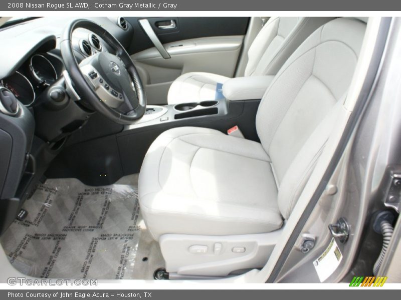 Gotham Gray Metallic / Gray 2008 Nissan Rogue SL AWD