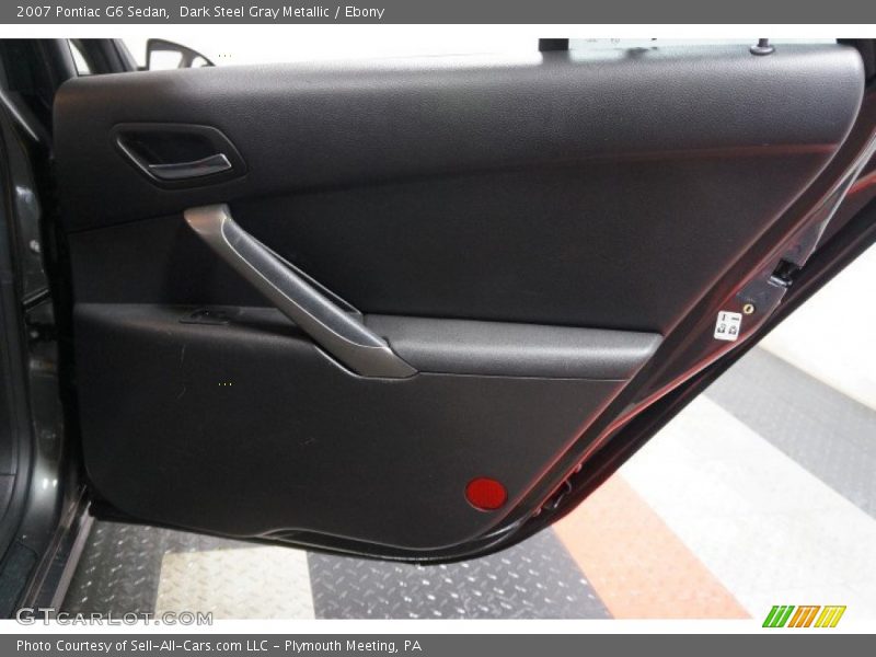 Dark Steel Gray Metallic / Ebony 2007 Pontiac G6 Sedan