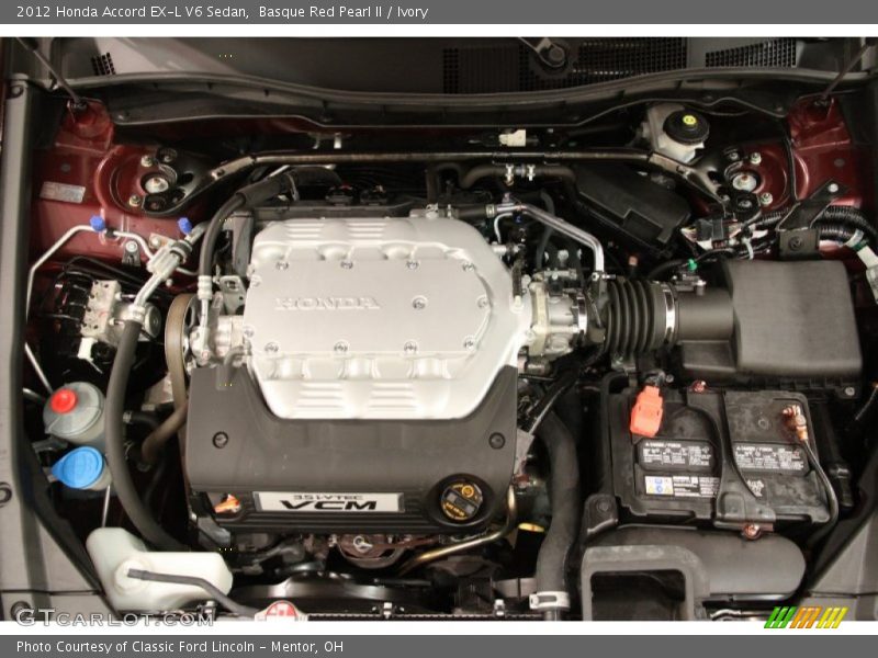 Basque Red Pearl II / Ivory 2012 Honda Accord EX-L V6 Sedan