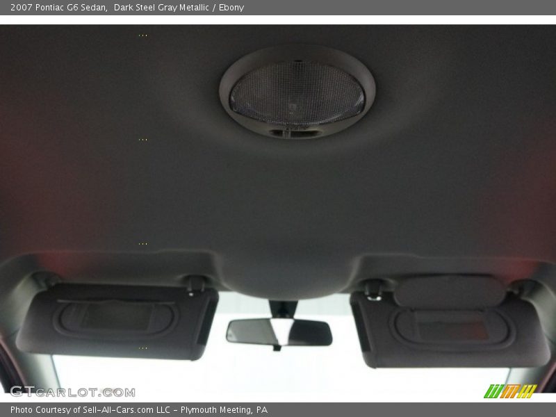 Dark Steel Gray Metallic / Ebony 2007 Pontiac G6 Sedan