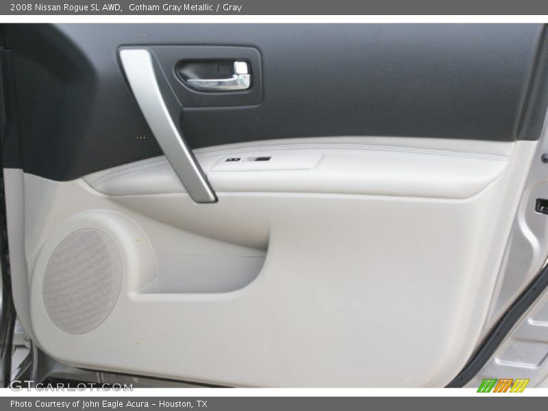 Gotham Gray Metallic / Gray 2008 Nissan Rogue SL AWD