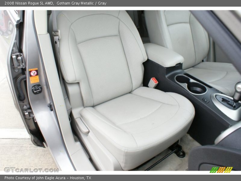 Gotham Gray Metallic / Gray 2008 Nissan Rogue SL AWD