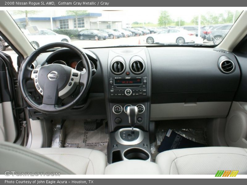 Gotham Gray Metallic / Gray 2008 Nissan Rogue SL AWD