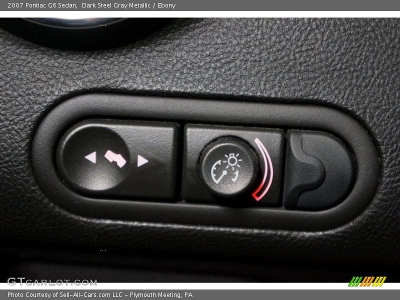 Dark Steel Gray Metallic / Ebony 2007 Pontiac G6 Sedan