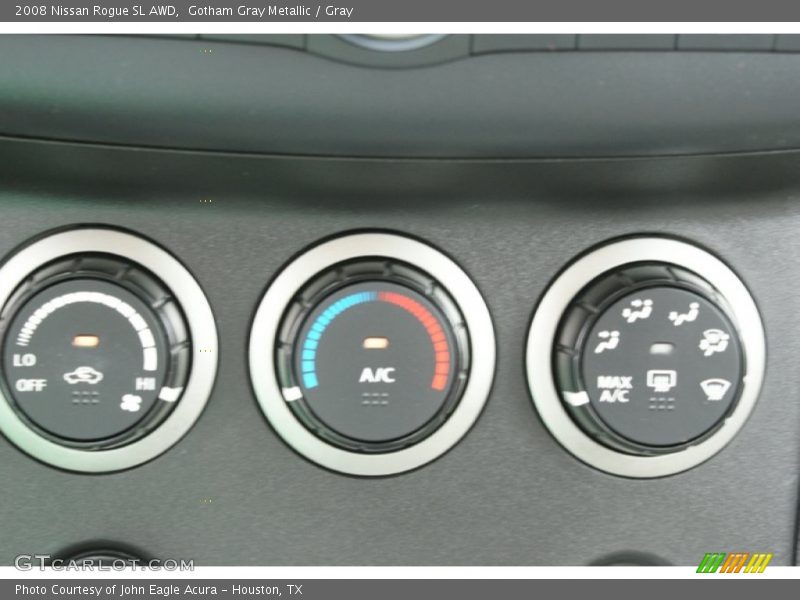 Gotham Gray Metallic / Gray 2008 Nissan Rogue SL AWD