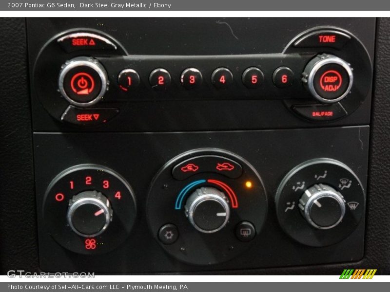 Dark Steel Gray Metallic / Ebony 2007 Pontiac G6 Sedan