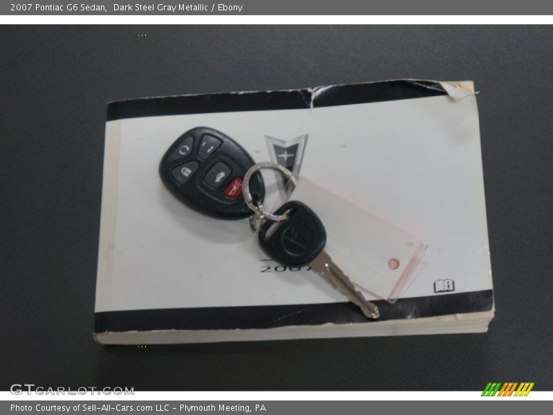 Dark Steel Gray Metallic / Ebony 2007 Pontiac G6 Sedan