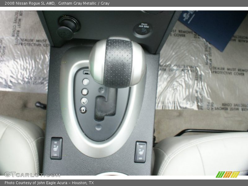 Gotham Gray Metallic / Gray 2008 Nissan Rogue SL AWD